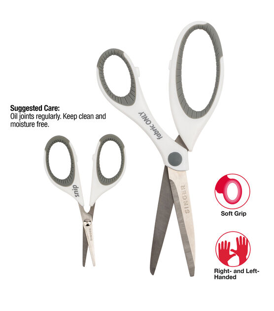 SINGER Sewing and Detail Scissors Set with Comfort Grip, , hi-res, image 8