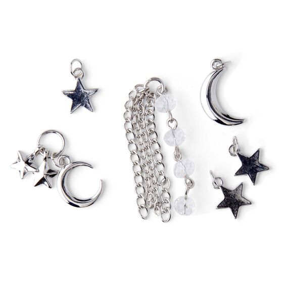 5ct Silver Moon & Star Charms by hildie & jo, , hi-res, image 2