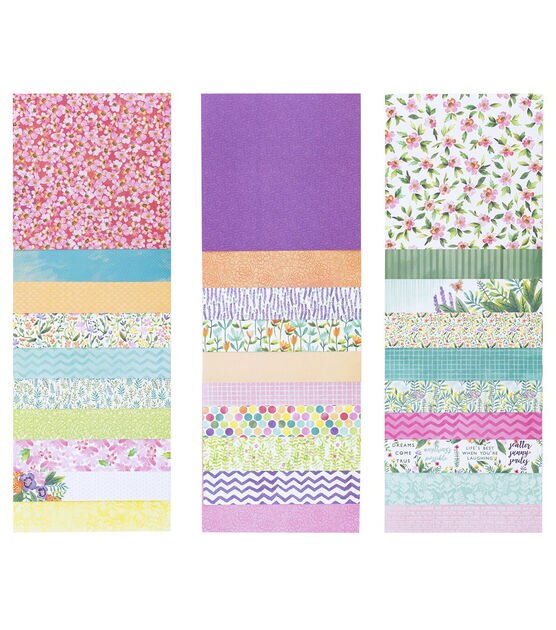 180 Sheet 12" x 12" Flower Garden Cardstock Paper Pack by Park Lane, , hi-res, image 6