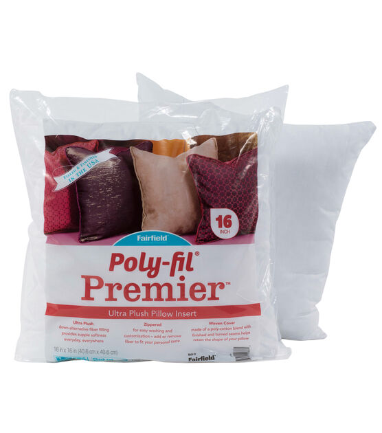 Poly Fil Premier 16x16" Accent Pillow Insert