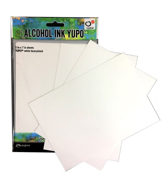 CrafTreat Yupo Paper for Alcohol Ink A4-10 Sheets Per Pack - 210 GSM - Yupo  Paper for Watercolor - Alcohol Ink Paper Yupo : : Office Products
