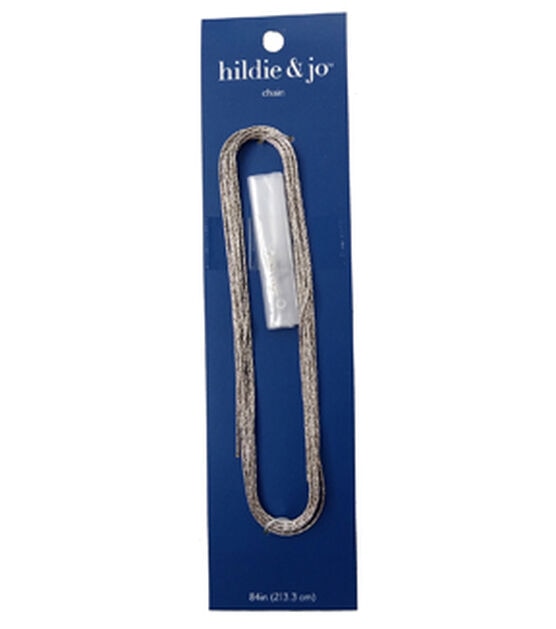 84" Oxidized Silver Brass Snake Chain by hildie & jo