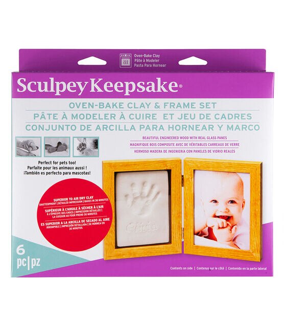 Sculpey 6ct Pet Oven Bake Clay & Frame Set