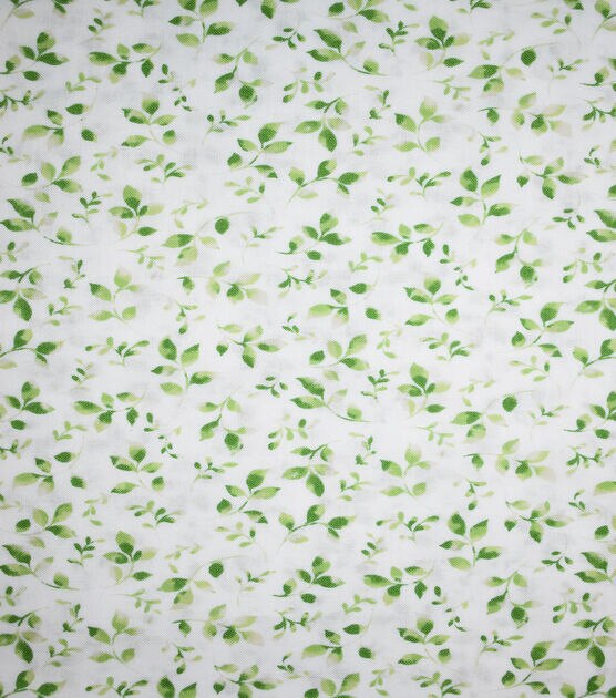 Green Crisp Vines Quilt Cotton Fabric by Keepsake Calico