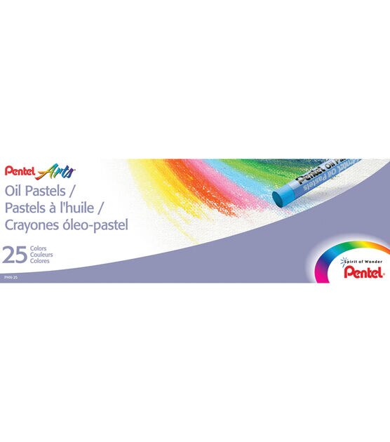 Pentel Oil Pastel Set 25pc, , hi-res, image 1