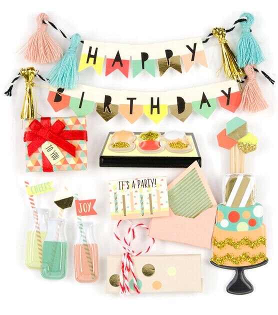 Jolee’s Boutique Mod Stickers Happy Birthday