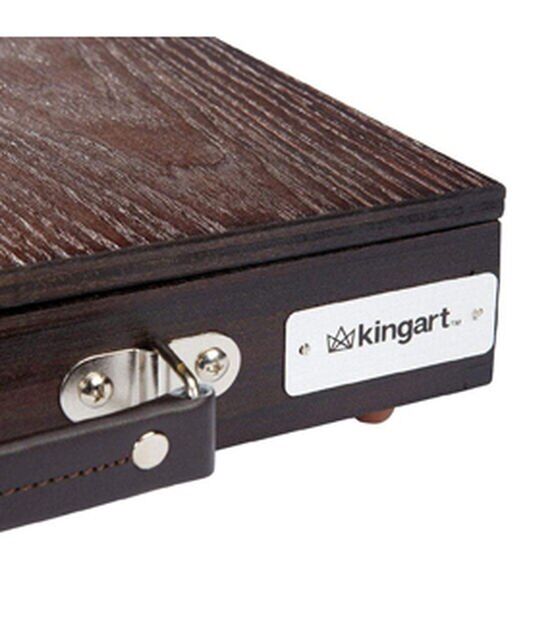KINGART Adjustable Wood Desk Table Easel Stand Espresso Finish, , hi-res, image 7