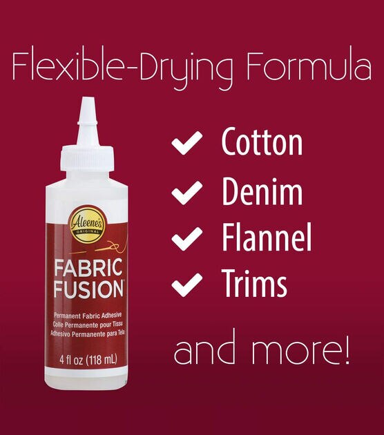 aleene's stop fraying glue permanent fabric adhesive