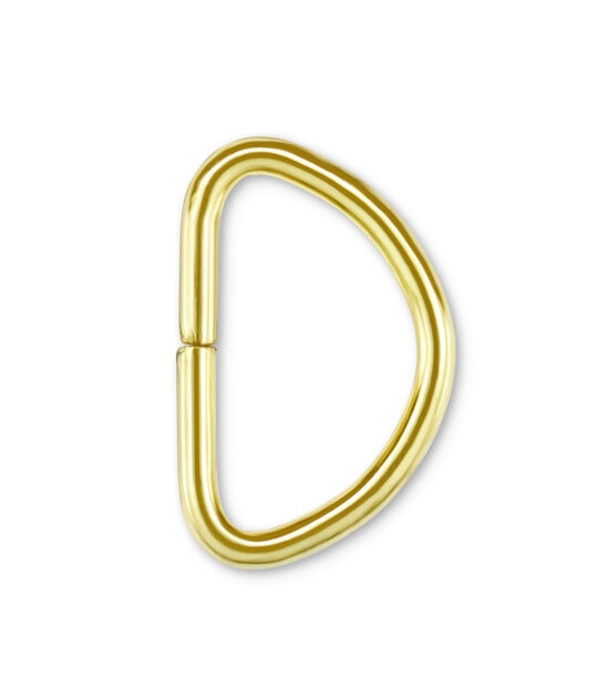 Loops & Threads™ Metal D-Rings, 3/4