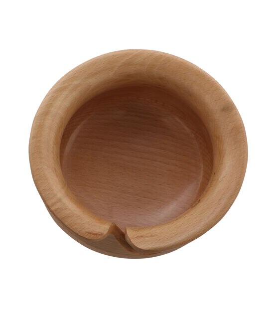 6 Sheesham Wood Yarn Bowl 6x3.50 by K+C