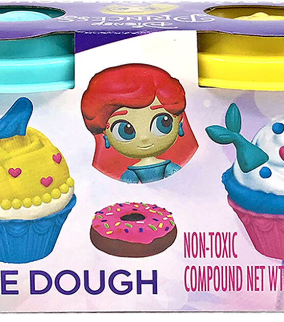 Cra-Z-Art 12oz Disney Princess Softee Dough Play Set 4ct, , hi-res, image 2