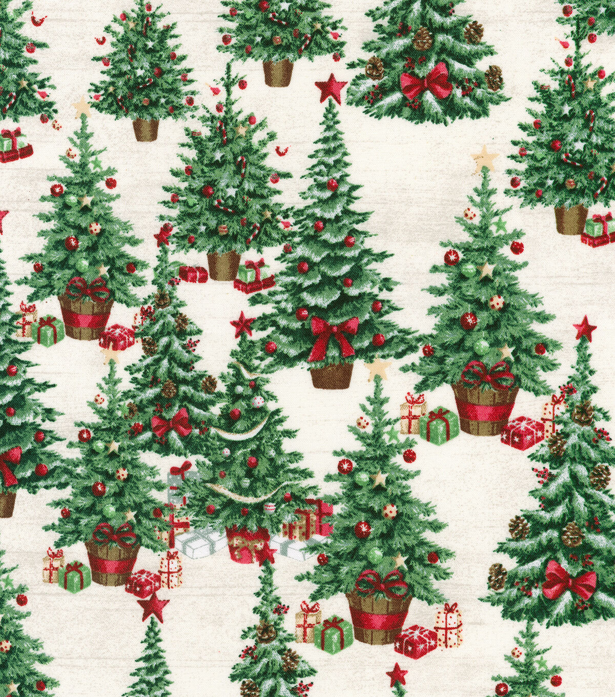 Christmas Festive Sparkling Swirling Twisting Holly Vines 100/% Cotton Fabric