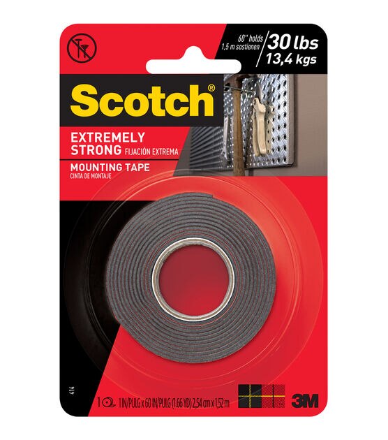 Scotch Extreme Strong Mounting Tape 1''x5'