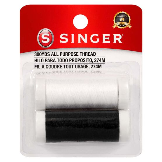 SINGER Thread Black & White