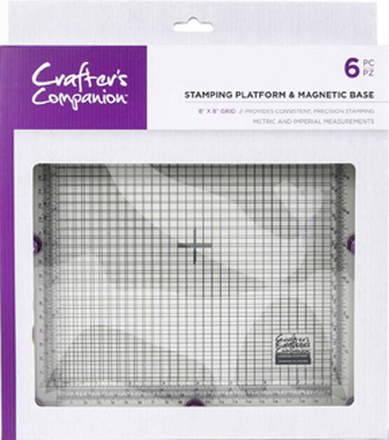 Crafters Companion CC-TOOLSTPLAT6 Stamping Platform 6x 6, 6 x 6, Multi