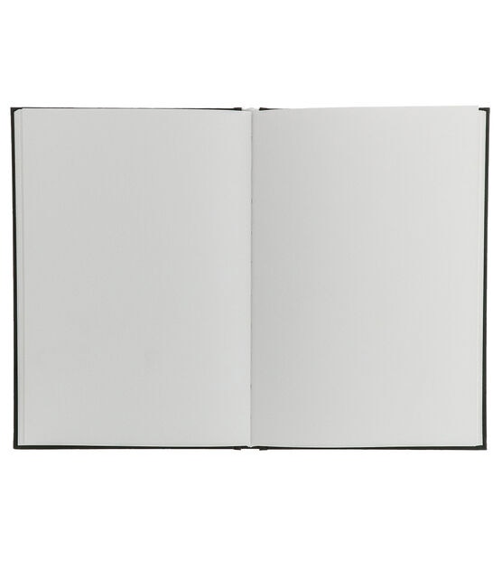 5.5" x 8" Black Hardbound Sketchbook by Artsmith, , hi-res, image 2