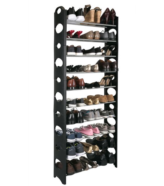 Shoe Rack, Stackable Shoe Rack, Shoe Organizer, Shoe Shelf, Wall Shoe Rack  
