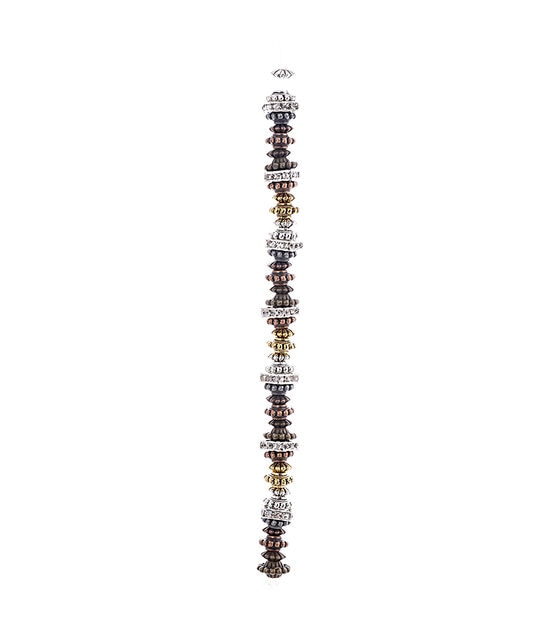 6.5" Metal Spacer Strung Beads by hildie & jo, , hi-res, image 3