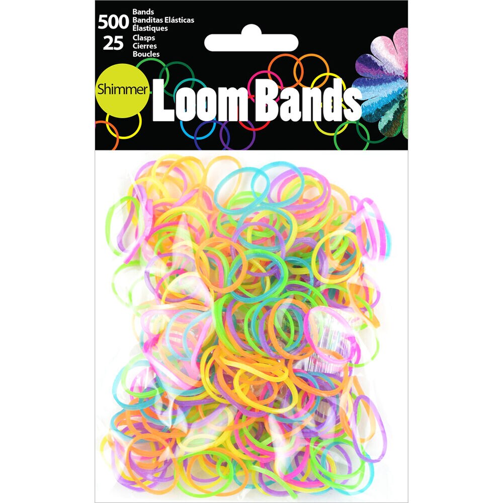 Midwest Loom Bands Value Pack, Shimmer, swatch