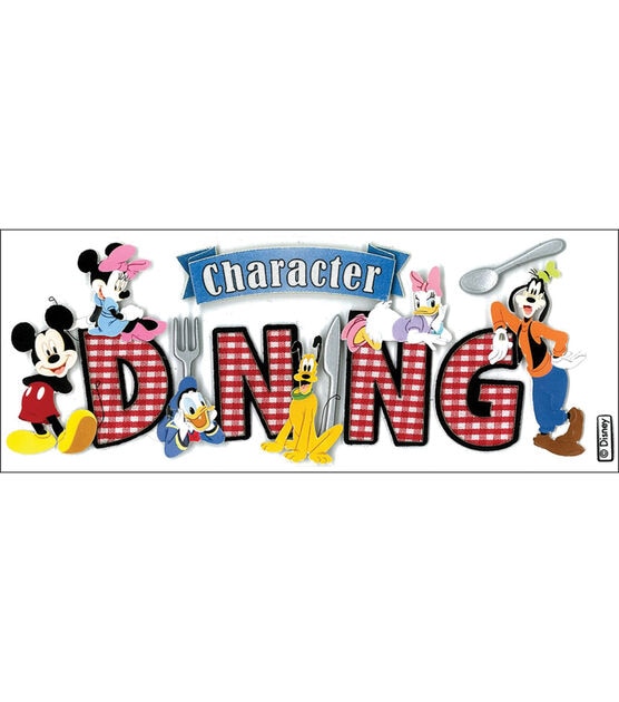 Disney Title Dimensional Sticker Mickey Dining