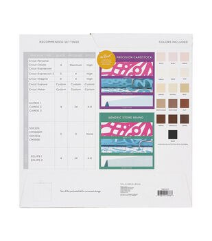 100 Sheet 8.5 x 11 Pastel Smooth Cardstock Paper Pack by Park Lane