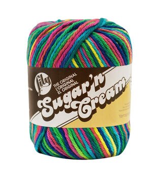  Lily Sugar n' Cream Solid Variety Assortment 6 Pack Bundle 100  Percent Cotton Medium 4 Worsted (Multicolor)