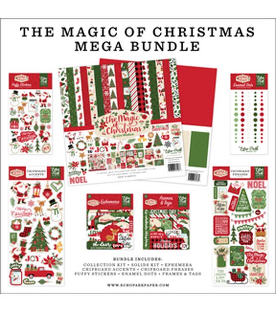 Echo Park Paper Company Christmas Mega Bundle Collection Kit