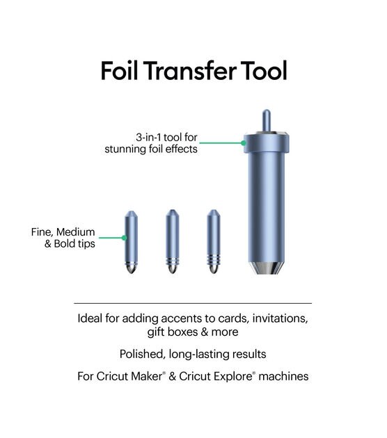 Cricut Joy Foil Transfer Tool, Cricut Joy Foil Transfer Kit, Plotter  Foils