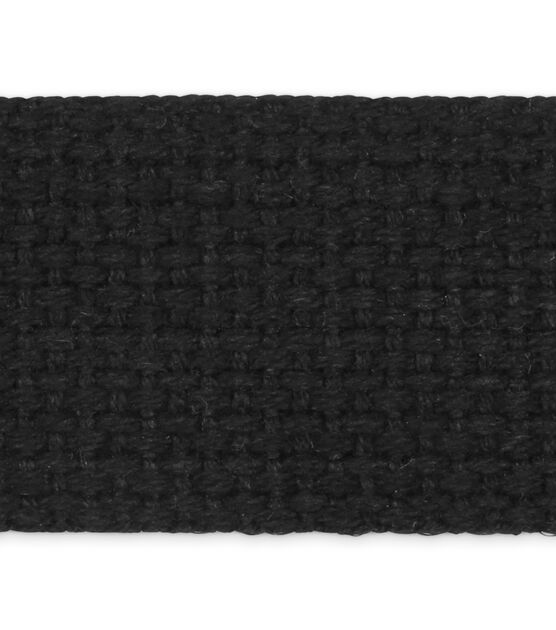 Dritz 1-1/4" Cotton Belting & Strapping, Black