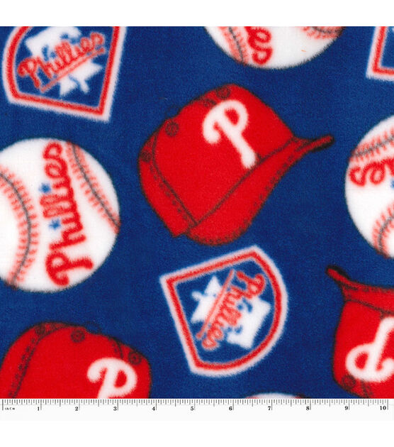 MLB Fleece Fabric-Philadelphia Phillies