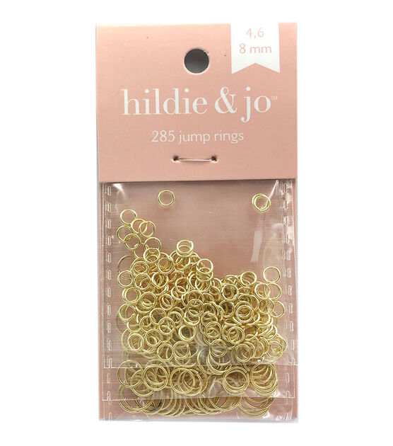 285ct Gold Jump Rings by hildie & jo