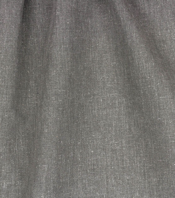 Richloom Solid Alero Charcoal Upholstery Fabric, , hi-res, image 2
