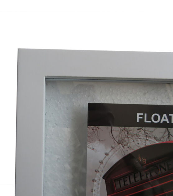 Innovative Creations 6" x 8" White Wood Float Photo Frame, , hi-res, image 5