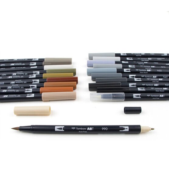 Tombow Dual Brush Pen Neutral Colors Set 20pc, , hi-res, image 5