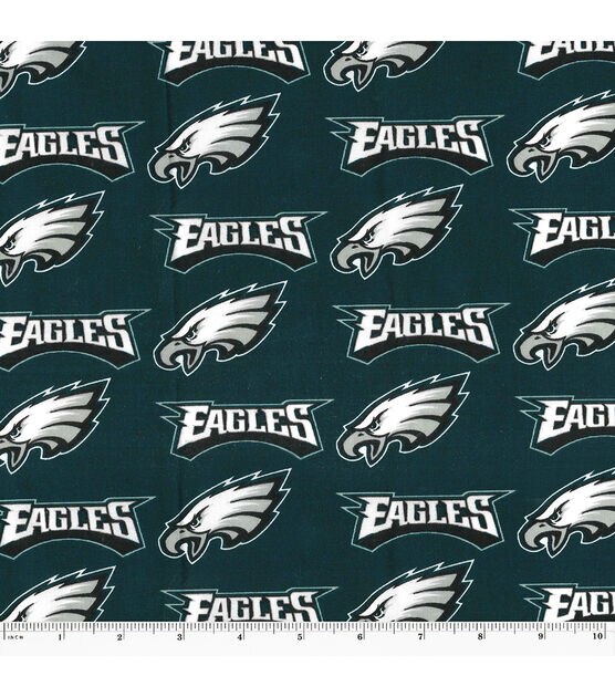 Fabric Traditions Philadelphia Eagles Cotton Fabric Logo