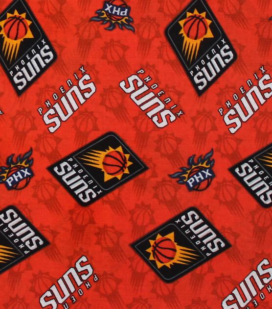 Phoenix Suns Cotton Fabric Logo Toss Joann