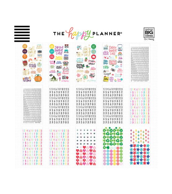 2688pc Dates & Holidays Happy Planner Sticker Pack, , hi-res, image 2