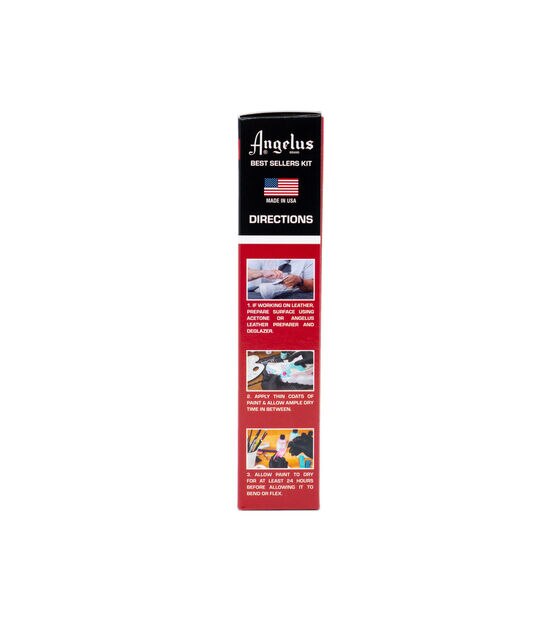 Angelus Acrylic Leather Paint Best Sellers Kit, 1 oz., 12 Colors, , hi-res, image 6