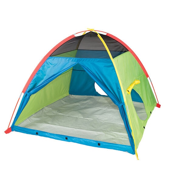 Pacific Play Tents 58" x 46" Multicolor Super Duper 4 Kid Dome Tent
