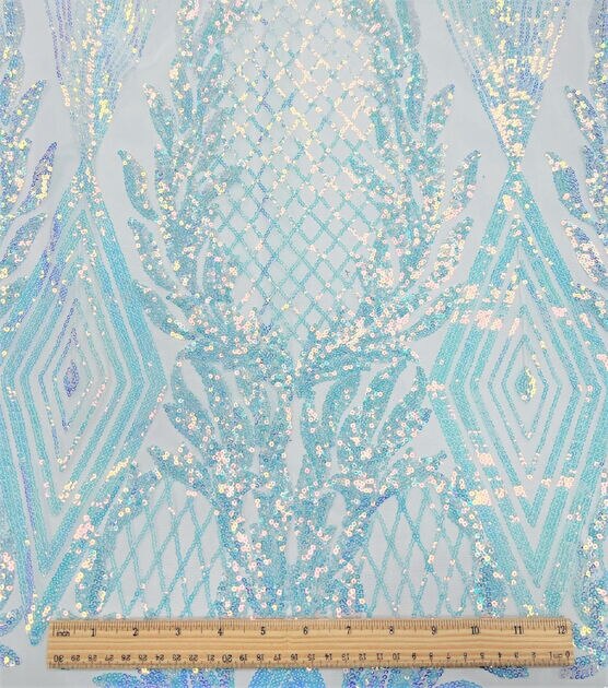 Tapestry Sequin Panel Irides Fabric, , hi-res, image 6