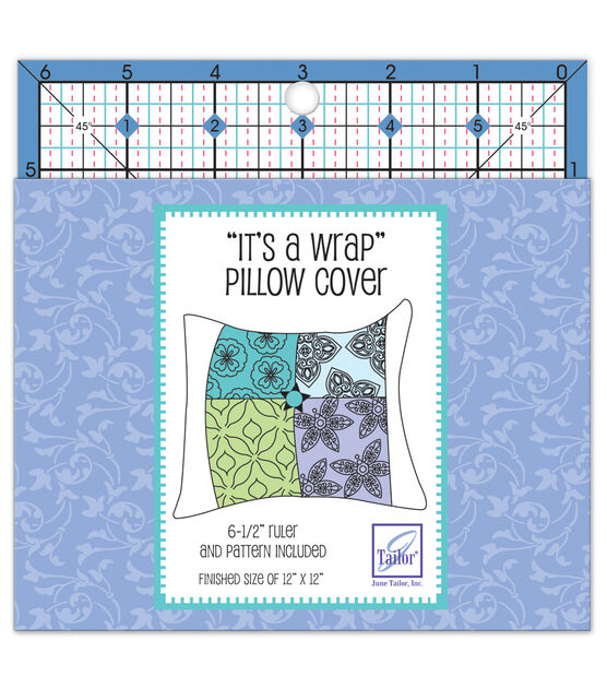 June Tailor Square Ruler With Pillow Wrap Pattern