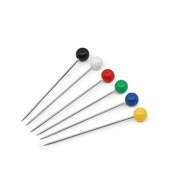 Dritz 1-1/4" Color Ball Pins, Assorted, 100 pc, , hi-res, image 4