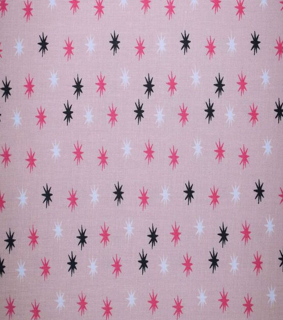 Mini Star Medallions on Pink Quilt Cotton Fabric by Quilter's Showcase, , hi-res, image 2