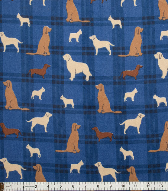 DogsFlannel Fabric Super Snuggle Flannel Fabric