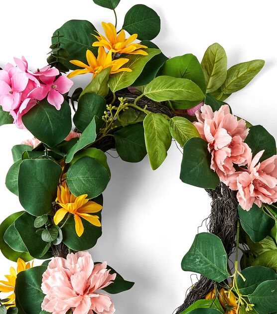 72" Spring Peony & Daisy Garland by Bloom Room, , hi-res, image 3