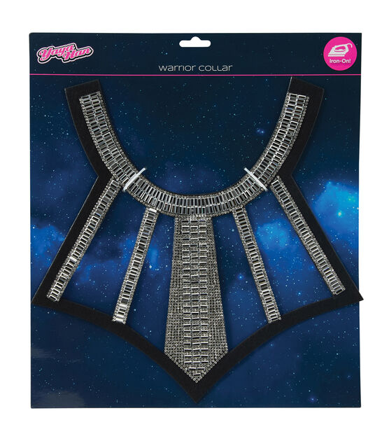 Yaya Han Iron on Warrior Collar 11'' Silver