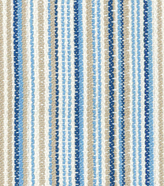 Waverly Upholstery Fabric 54'' Marine Rustic Stripe, , hi-res, image 3