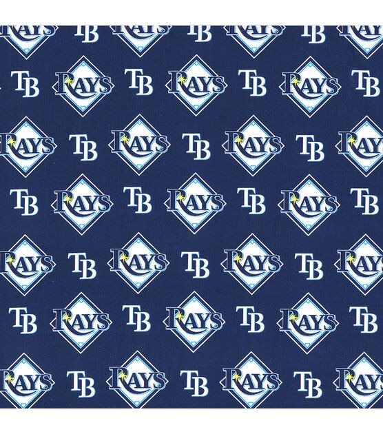 Fabric Traditions Tampa Bay Devil Rays Cotton Fabric Logo, , hi-res, image 2