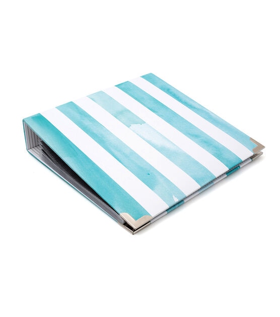 Heidi Swapp Storyline Album Kit Blue Stripes, , hi-res, image 3