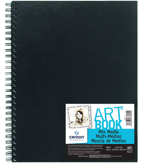 Canson Mixed Media Art Book 9in x 12in 40/Sheets